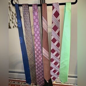 6 Ties - Vintage YSL and 5 Additional Ties Bundle